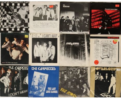 PUNK / NEW WAVE / COOL POP - 7". Spicy bundle of 22 x 7". Artists/titles include Geneva - Two Minutes Thirty, The Jerks - Coo