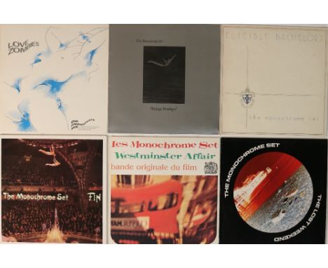 THE MONOCHROME SET - LPs/12". Ace collection of 7 x LPs and 2 x 12" from the influential post-punk UK outfit. Titles are Love