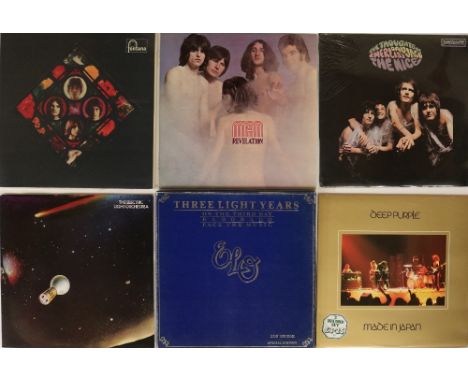 PROG/CLASSIC ROCK LPs. Great bundle of 5 x LPs with 1 x LP box set primarily presented in superb condition. Titles are Flamin