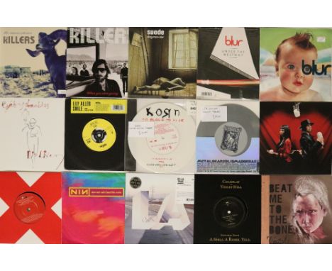 2000s / INDIE / ALTERNATIVE ROCK - 7". Smashing collection of 57 x 7". Artists/titles include The Killers, Blur, Baby Shamble