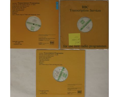 BBC TRANSCRIPTION SERVICES LPs - DEF LEPPARD/THE JAGS/STATUS QUO. Excellent selection of 3 x seldom seen original BBC Transcr