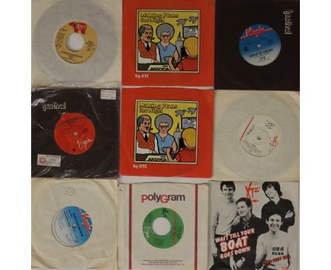 XTC - 7" (INCLUDING OVERSEAS AND PROMOS). Cracking collection of 18 x 7" comprising of hard to find overseas pressings with p