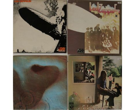 LED ZEPPELIN/PINK FLOYD. Great pack of 4 x early UK pressings of these classic LPs. Titles are Led Zeppelin (x2) - 'I' (58817