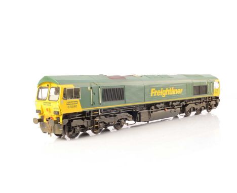 A Finescale 0 Gauge Kit-built BR class 66 Co-Co Diesel Locomotive,  from a sheet brass body kit, fitted with dual motors driv