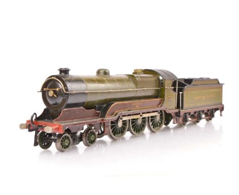 A Bing for Bassett-Lowke Gauge 1 electric (3-rail) Great Central Railway 'Sir Sam Fay' 4-6-0 Locomotive and Tender (2), appea