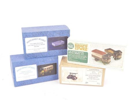 V Various makers 0 Gauge unmade Commercial Vehicle kits, Memorable Models MM7006 Covered Trailer for Mechanical Horse, MM7007