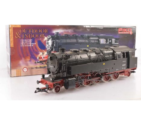 A Piko G scale (gauge 1) ref 37230 German (DR) 2-10-2 Tank Locomotive, the model with fully-articulated chassis for tight cur