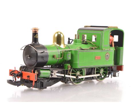 An Accucraft 'Marches Models' G scale (gauge 1) electric Isle of Man Railway Beyer-Peacock 2-4-0 Tank Locomotive 'Loch', ref 