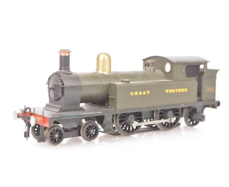 A semi-finescale 0 Gauge 3-rail/stud contact GWR Ex-Taff Vale Railway 4-4-2 Tank Locomotive, a scratch-built model of an unco