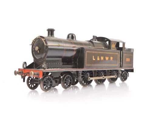 An uncommon Bing for Bassett-Lowke Gauge 1 clockwork LNWR 'Prince of Wales' type 4-6-2 Tank Locomotive, in original L&NWR lin