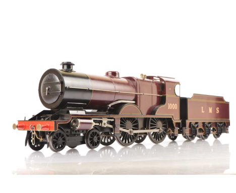 A well-engineered Gauge 3 (2½") live steam LMS 'Compound' 4-4-0 Locomotive and Tender by Mike Pavie (3), to design by M Pavie