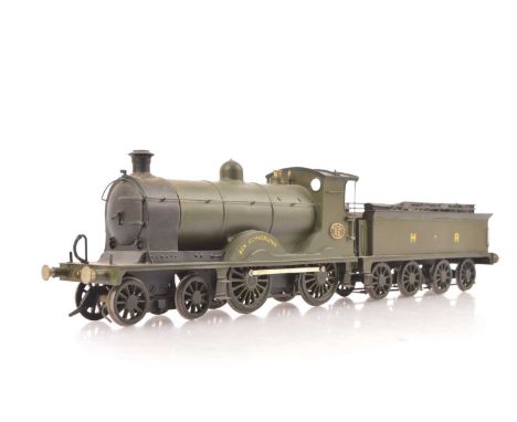 A Finescale 0 Gauge Scratch-built Highland Railway C class (Small Ben) 4-4-0 Locomotive and Tender,  for 2-rail operation, ne