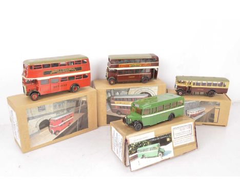 V Three Ian Smith 0 Gauge Hand Made Model Buses and Watling Street Bedford kitbuilt bus (4), Ian Smith Hand Built Models, Cro