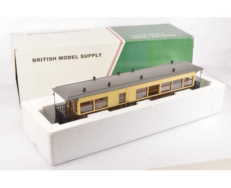 A Welshpool & Llanfair Light Railway G scale (gauge 1) 'Pickering' brake/3rd class Coach by British Model Supply (Accucraft),