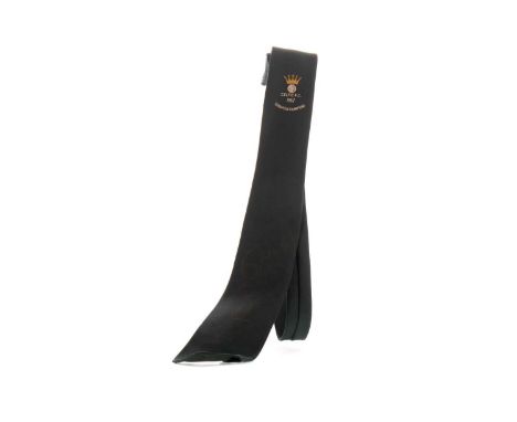 CELTIC F.C. CLUB TIE,with crown and football motif above inscription 'Celtic F.C.1967 European Champions', signed and dated 6