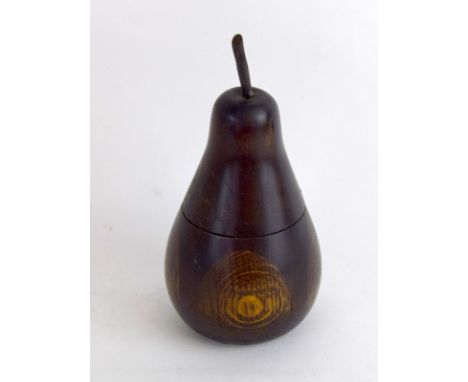 Original Wooden Pear Tea caddy