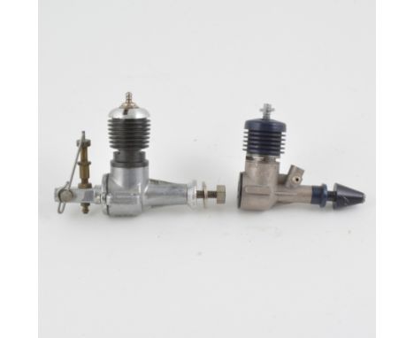 2 X engines ENYA 06 R/C glow and OTM .8cc diesel, no needle.