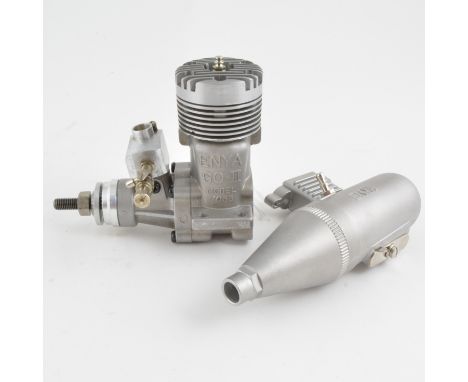 ENYA 60 R/C glow used with silencer, boxed.