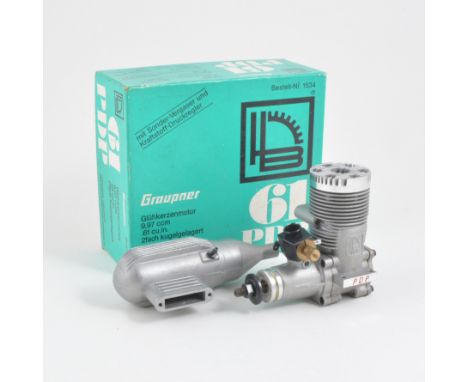 HB 61 R/C glow with silencer. NIB