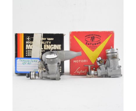 2 X R/C glow engines THUNDER TIGER 15 and SUPER TIGRE G20 15 both boxed.