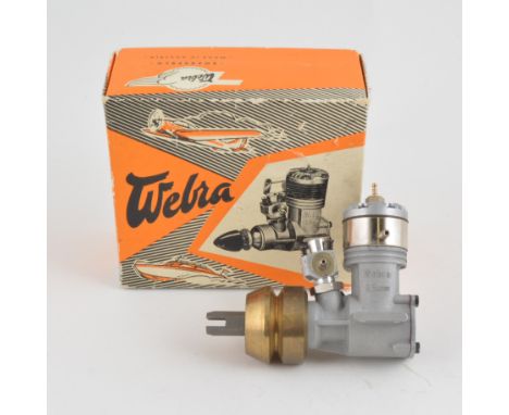 WEBRA 3.5cc MARINE R/C glow, with flywheel, boxed, no papers.  NEW