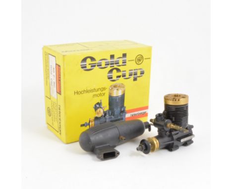 HP40 GOLD CUP R/C glow with silencer.  NIB