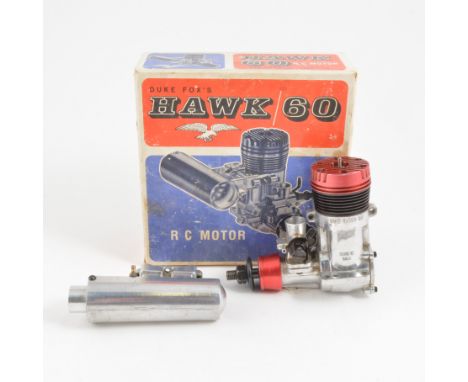 FOX HAWK 60 R/C glow, boxed no papers.  NN