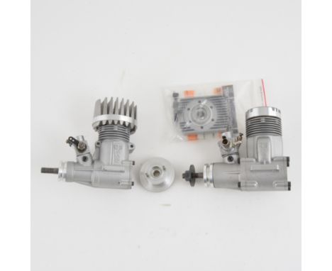 2 X OS MAX R/C glow engine 21 car and 45 FSR (Heli).