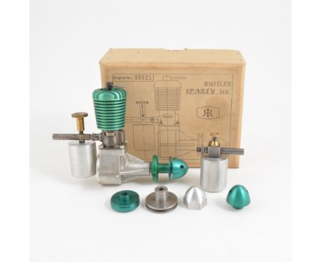 RUSTLER SPAREY 5cc diesel, serial no.021 with spare R/C carb.  NIB
