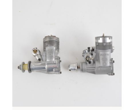 2 X R/C glow engines VECO 29 and OS MAX-H 35.