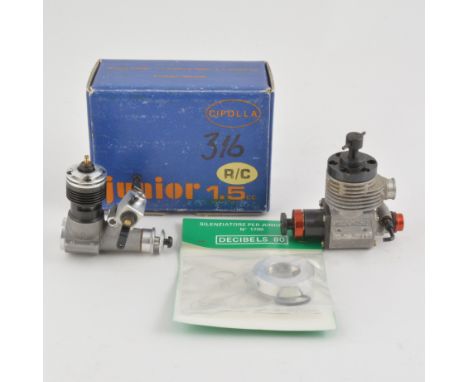 CIPOLLA 1.5cc R/C glow and MAC 15 racing diesel.  Both NEW