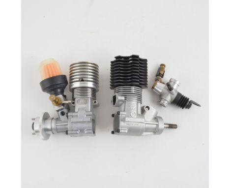 2 X R/C glow CAR motor FUJI 21SS and OS MAX 21, NO PROP DRIVER.