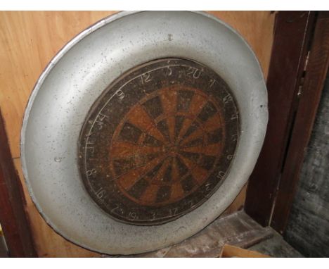 A VINTAGE DARTBOARD