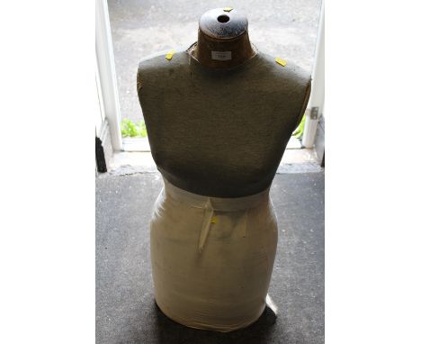 A VINTAGE DRESSMAKER'S DUMMY