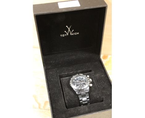 TOY - WATCH CHRONOGRAPH MENS WRISTWATCH IN BOX