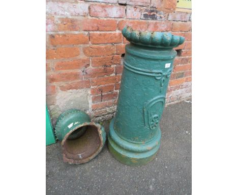 A CAST IRON TRAM POST BASE REMOVED FROM THE WOLVERHAMPTON - TETTENHALL ROUTE A/F