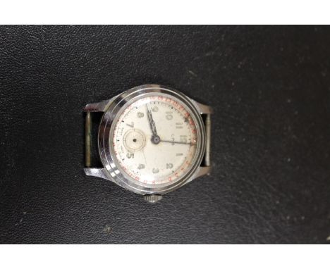 A VINTAGE ORIS GENTS POINTER DATE WRISTWATCH