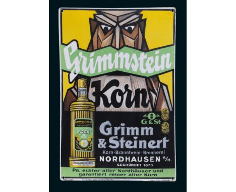 Grimmstein Korn, Zustand: 1, Nordhausen a. Harz, 30er Jahre, 33 x 50 cm, gewölbt, rein im Umdruckverfahren hergestellt, Ferro