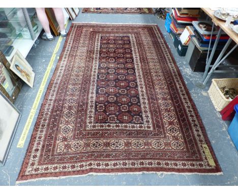 AN AFGHAN CARPET 280 x 166cm