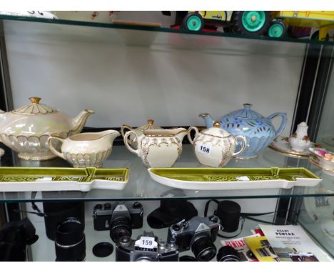 A SADLER TEA SET, POOLE DISHES, ROYAL ALBERT CHINA WARES. 