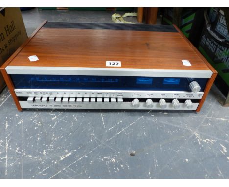 A TANDBERG TEAK CASED TUNER. MODEL NUMBER TR-1000. 