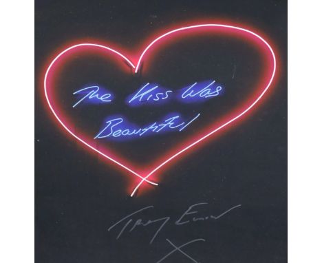  § Tracey Emin (1963-)The Kiss Was Beautiful, 2013Colour printSigned69 x 49cm. 