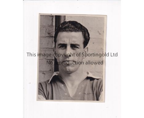 ROY PAUL / SWANSEA TOWN      A 4.5" X 3.5" B/W portrait Press photo with stamp and notation on the reverse 13/10/1948. Paul l