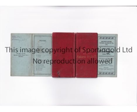 WOOLWICH ARSENAL 1909-10      Hardback official fixture list for the First and Reserve Teams of Woolwich Arsenal Football &am