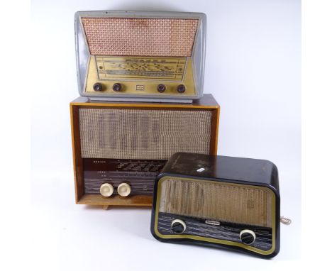 3 Vintage valve radios, including Murphy, Stella, and Ferranti (3) 
