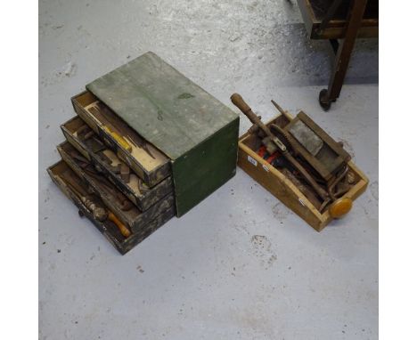 A collection of hand tools 