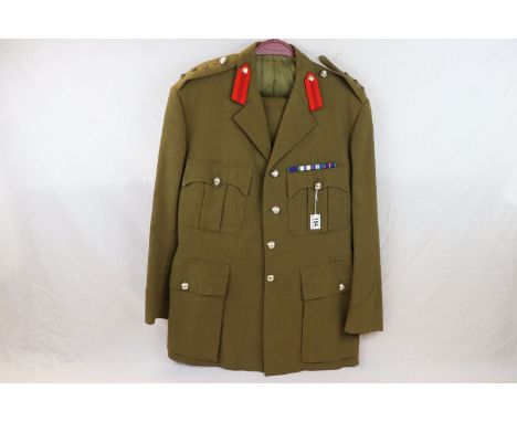 A British Army No.2 Service Dress Uniform To Include Jacket And Trousers.