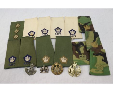 A Small Collection Of Militaria To Include A Kings Crown Durham Light Infantry Cap Badge, A World War Two RAF Cap Badge, A Du