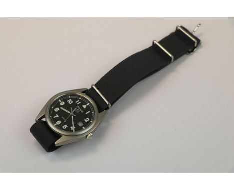 A Pulsar (Seiko) Military Issued G10 Wrist Watch, Dated 2009 (Operation Telic), Serial Numbers To The Rear Together With The 