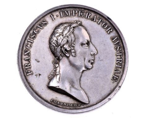 192 Istituto Universitario Politecnico, medaglia 1815 per la costituzione argento, incisore del conio „I. HARNISCH“ (Johann W
